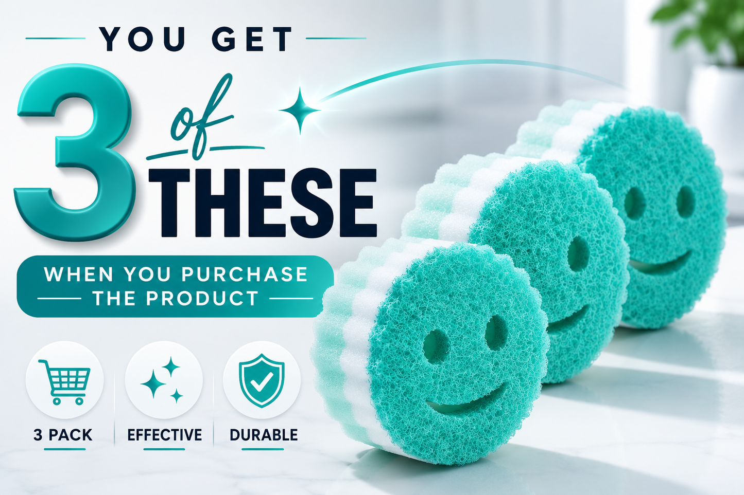 Smiley Scrub™ | Clean with a smile.