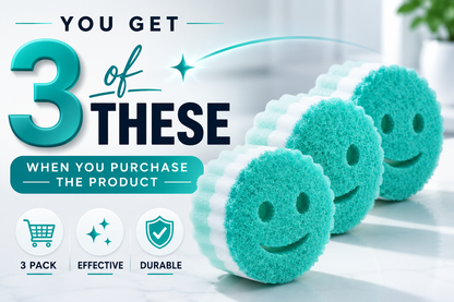 Smiley Scrub™ | Clean with a smile.